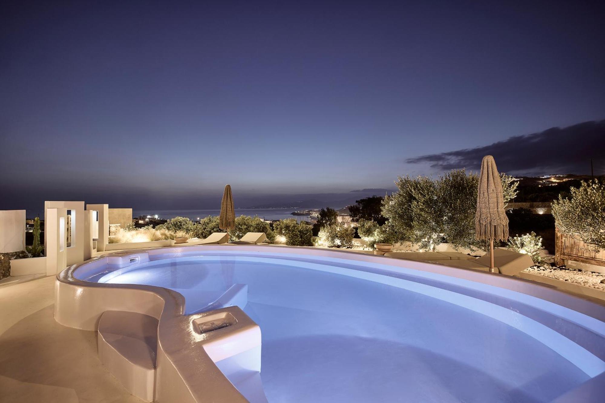 ヴィラ テア コレクション ミコノス Mykonos Town エクステリア 写真