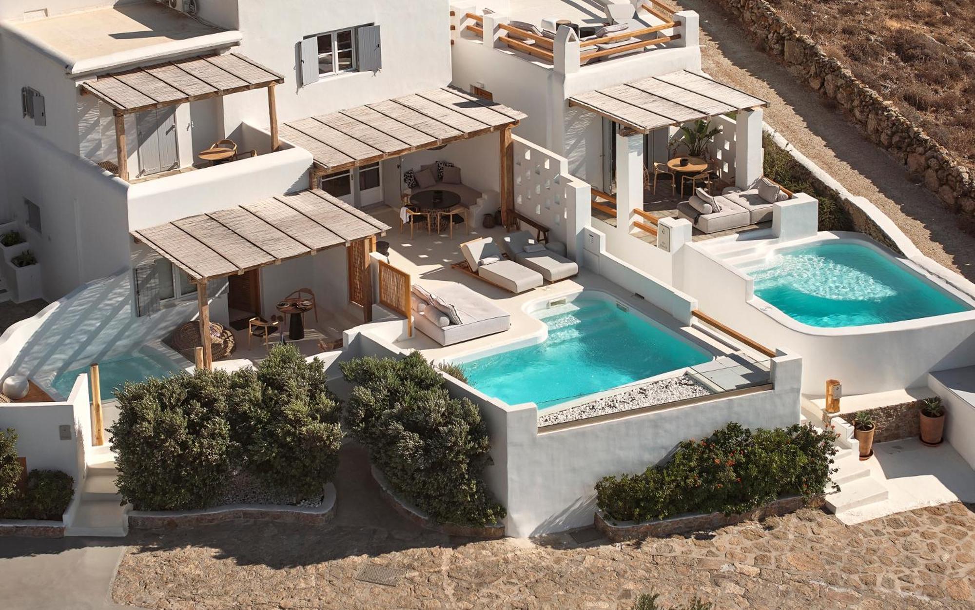 ヴィラ テア コレクション ミコノス Mykonos Town エクステリア 写真
