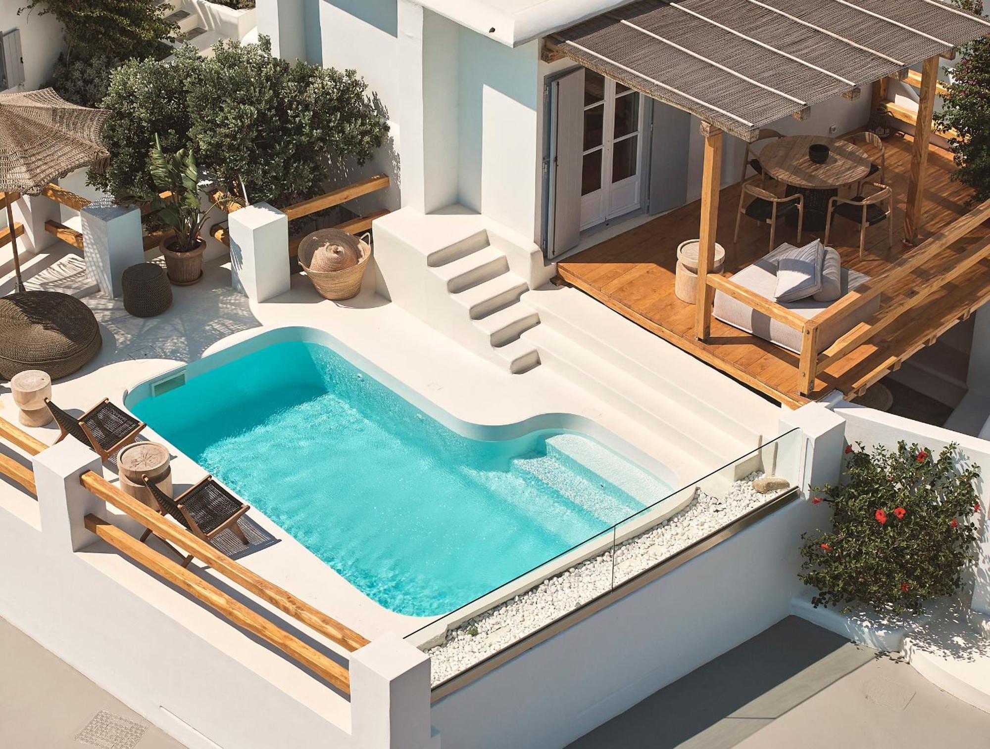 ヴィラ テア コレクション ミコノス Mykonos Town エクステリア 写真