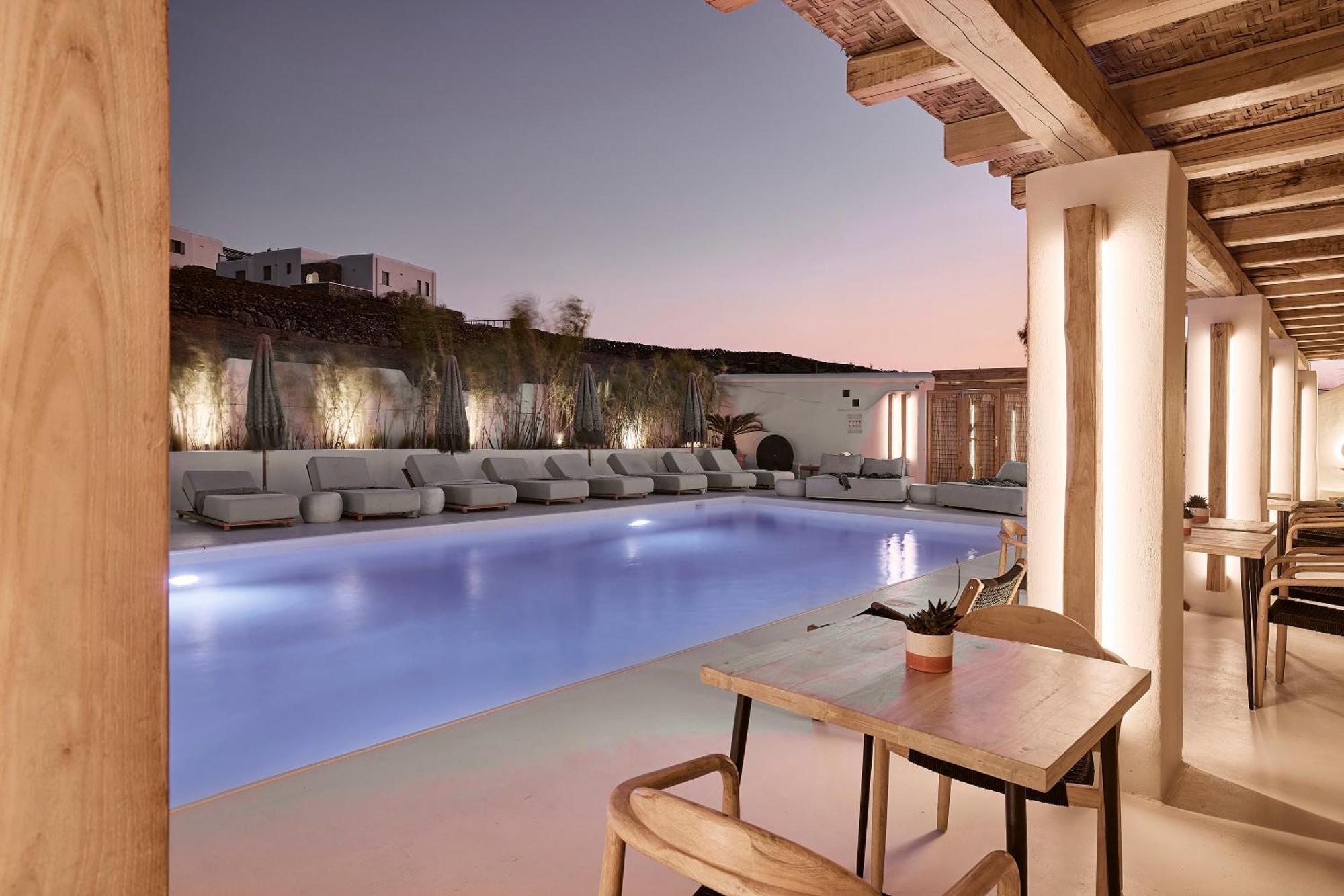 ヴィラ テア コレクション ミコノス Mykonos Town エクステリア 写真